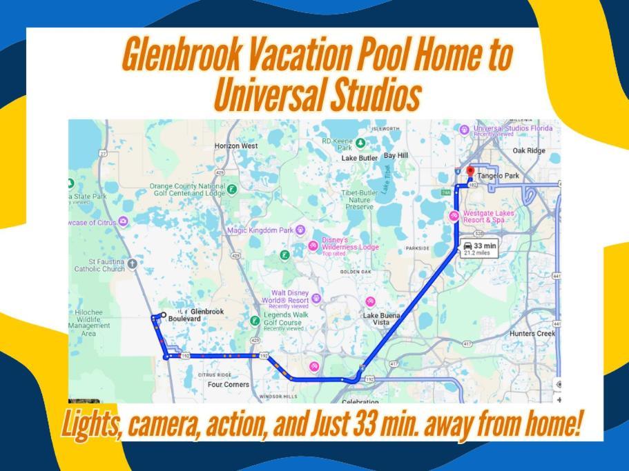 Glenbrook Vacation Poolspa Home Орландо Екстер'єр фото