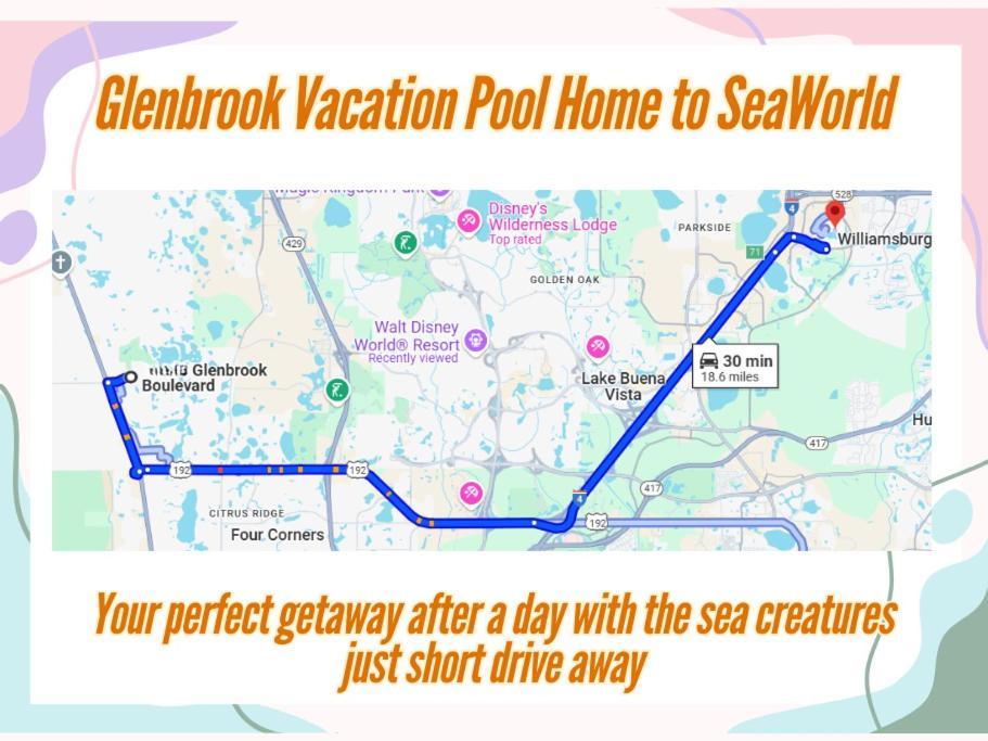 Glenbrook Vacation Poolspa Home Орландо Екстер'єр фото